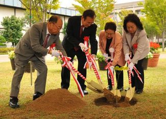 植樹の様子