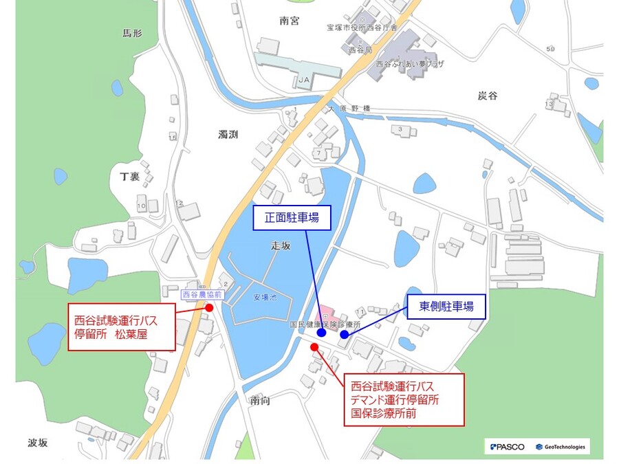 宝塚市国民健康保険診療所　位置図