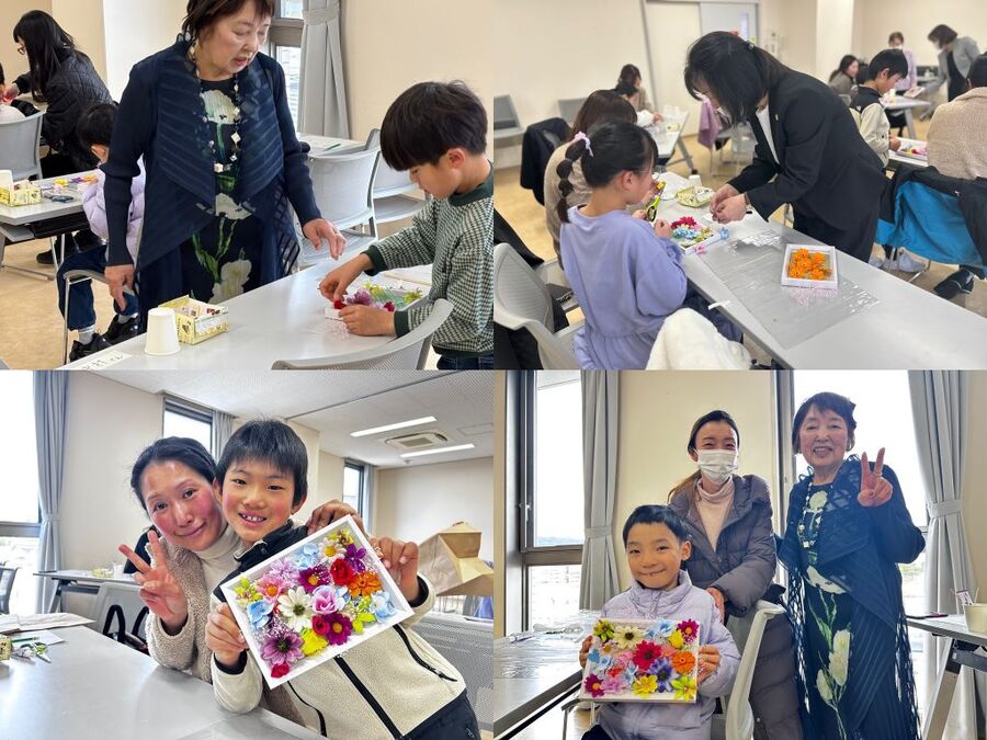 フラワーアレンジメント教室_当日写真