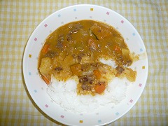 カレーライスの写真