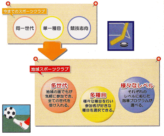 地域スポーツクラブの特色