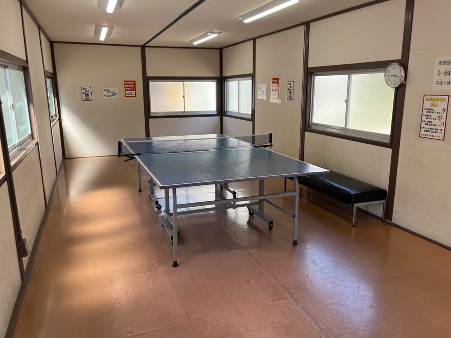 卓球室の写真