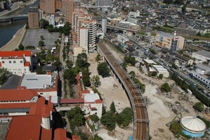 高所からの市街地風景