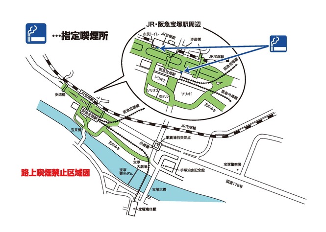 指定喫煙所増設図