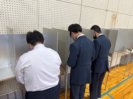 生徒会選挙の様子(1)