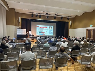 講演の様子です。
