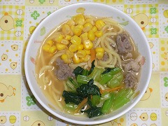 コーンラーメンの写真