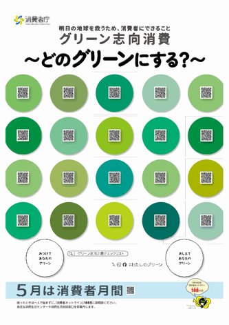 令和7年度消費者月間ポスター