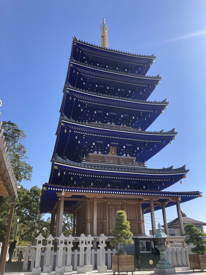 中山寺の五重塔です。