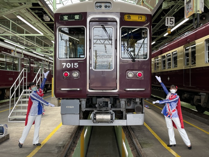 阪急電車とサファイア