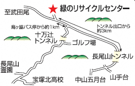 緑のリサイクルセンター地図