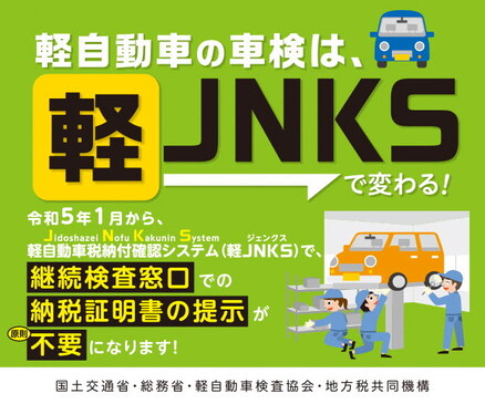 1　軽JNKS（軽自動車税納付確認システム）