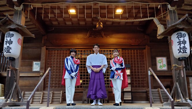 松尾神社にて