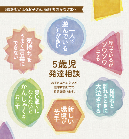 5歳児発達相談の画像