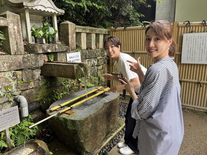 大悲水とサファイア