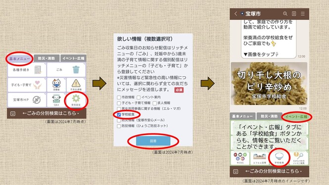受信設定方法