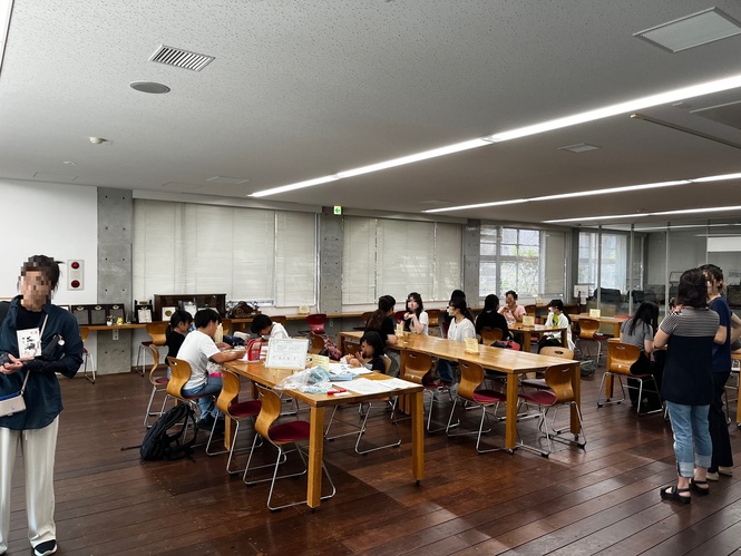 夏休み宿題サポートの様子