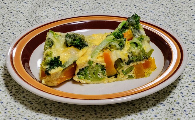 レンジでキッシュ