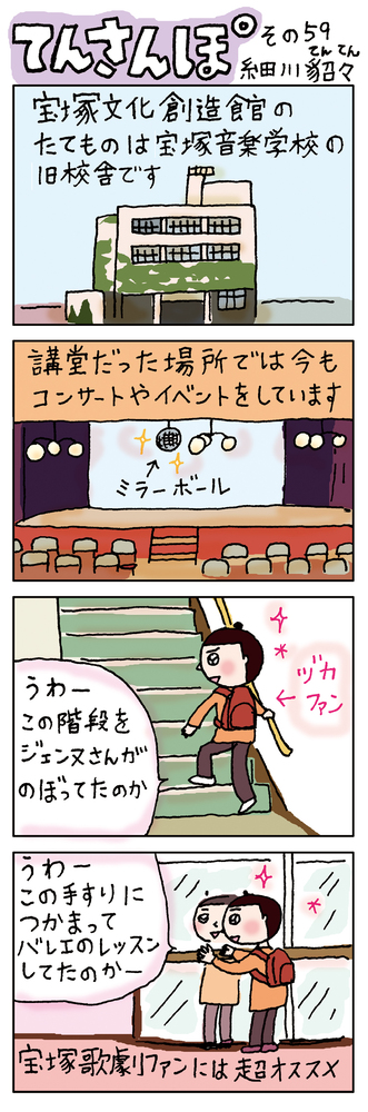 てんさんぽ59回目画像 宝塚文化創造館について