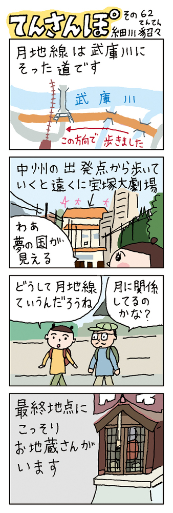 てんさんぽ62回目画像　月地線について