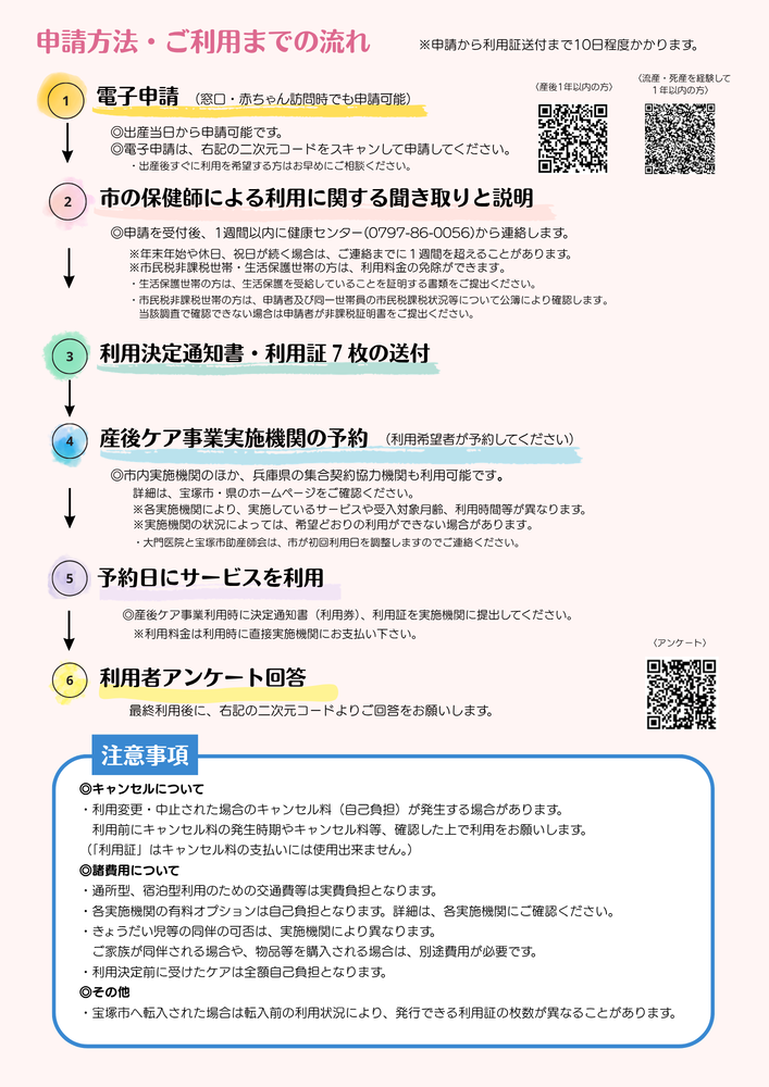 産後ケアリーフレット2