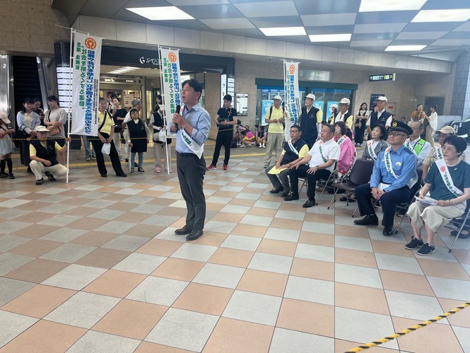 令和7年7月5日　社会を明るくする運動啓発・広報活動