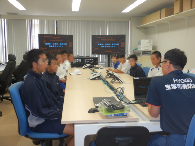 指令センターの見学