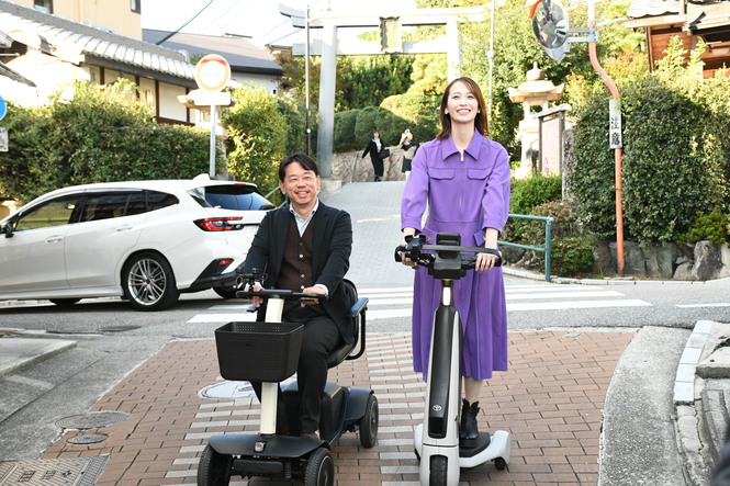 モビリティ体験試乗会の様子