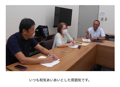 インタビュー風景