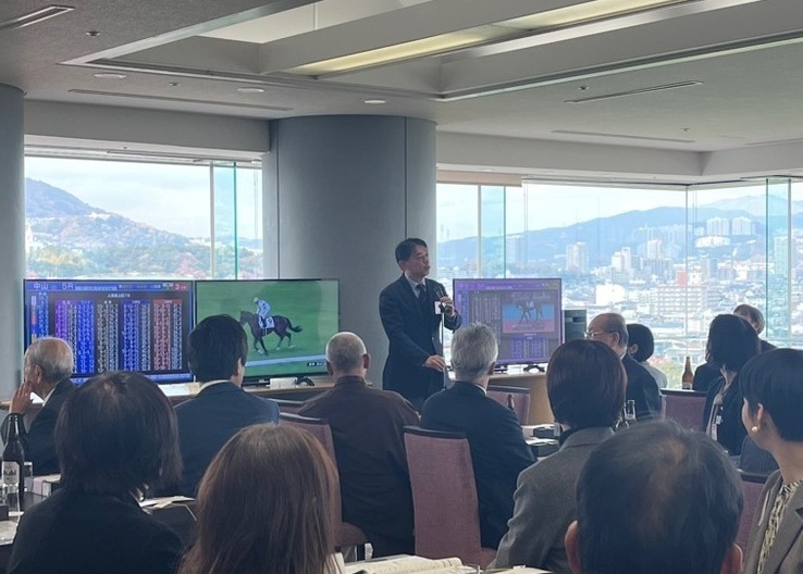  令和7年12月7日　特別来賓室で競馬とふれあう交流会