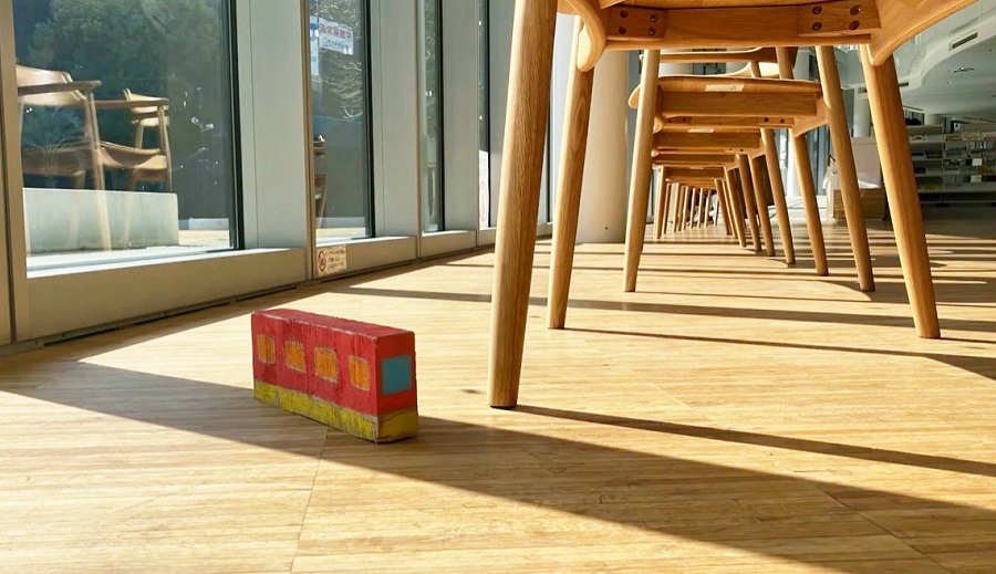 おもちゃの電車の写真