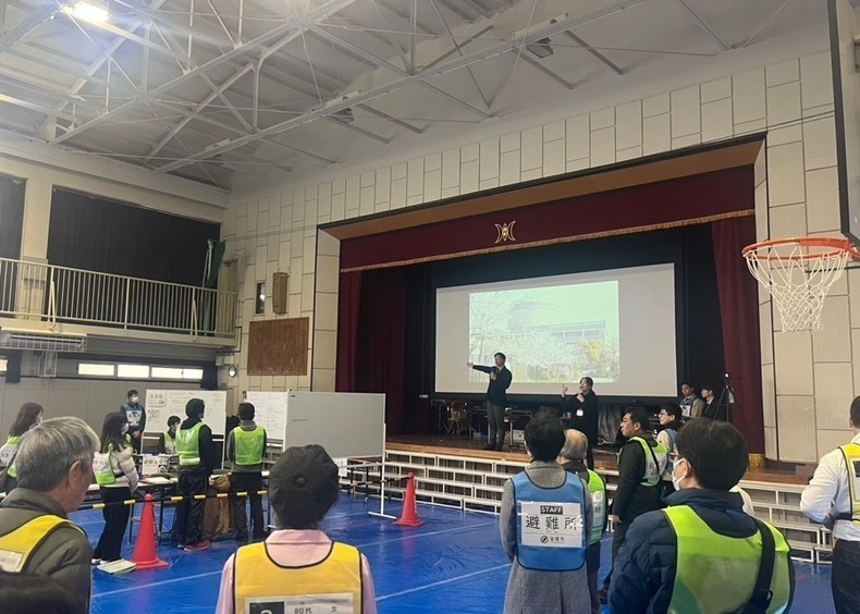   令和8年2月15日　令和7年度宝塚市総合防災訓練（避難所運営訓練）