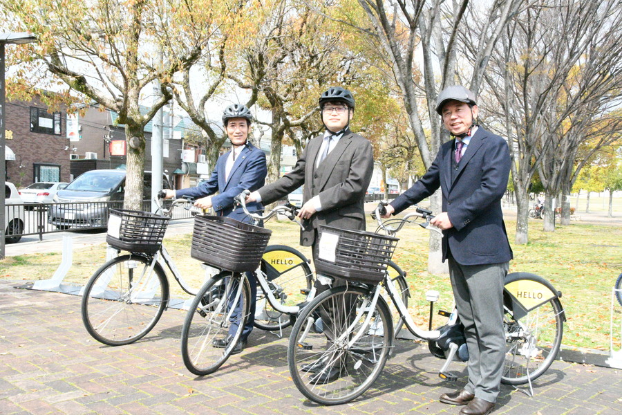 令和8年3月30日　「シェアサイクル事業の実証実験に関する協定」合同締結式