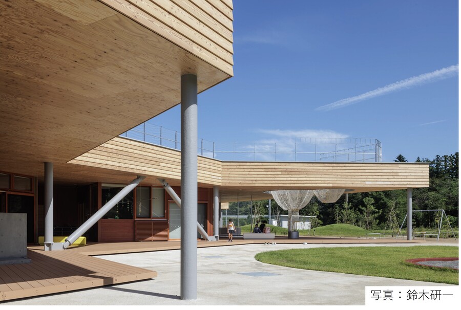 大熊町立学び舎ゆめの森　写真：鈴木研一