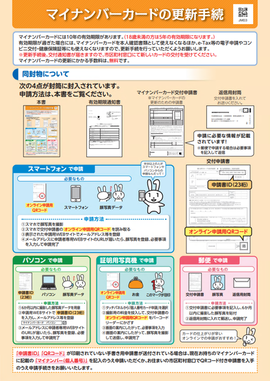 マイナンバーカードの更新についてのチラシ(外部リンク・新しいウィンドウで開きます)
