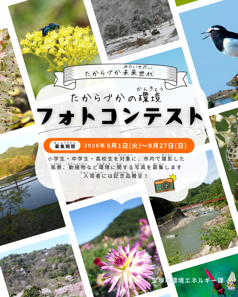 環境フォトコンテストチラシ