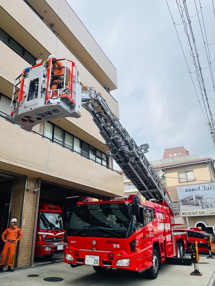 はしご車体験