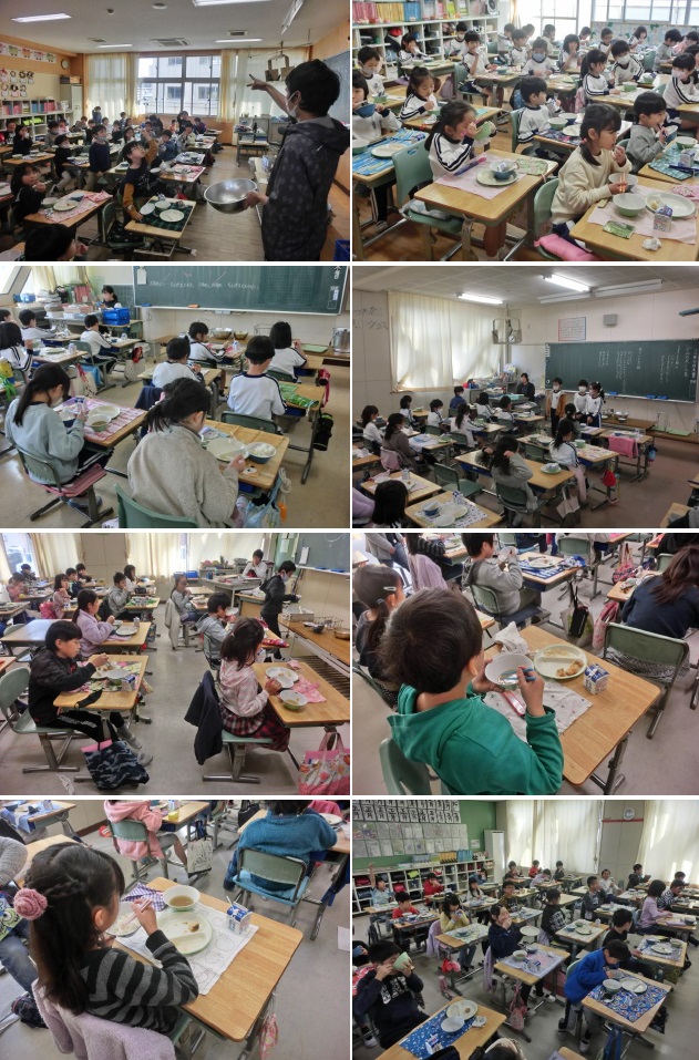 給食の様子