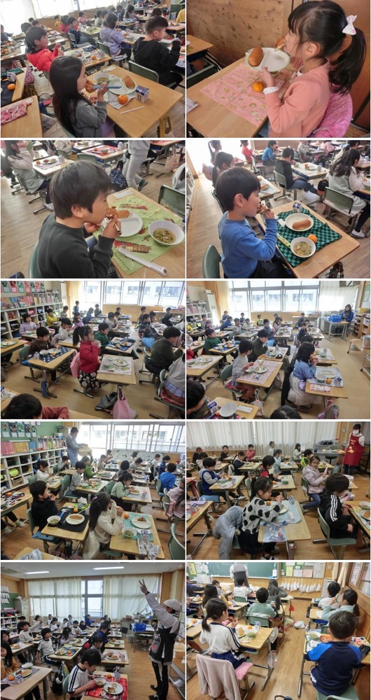 給食の様子