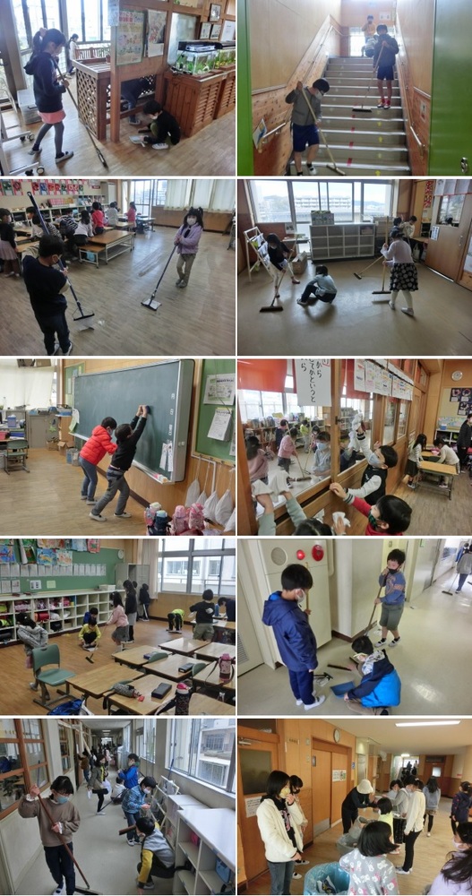 掃除時間の様子