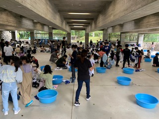 自然学校1日目 藍染め(9/20)