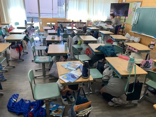 地震避難訓練(11/15)
