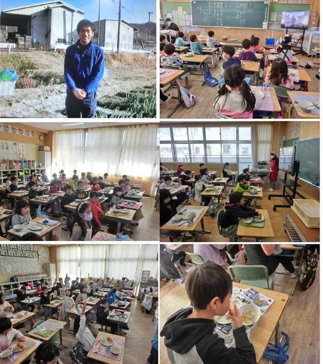 地産地消給食の様子