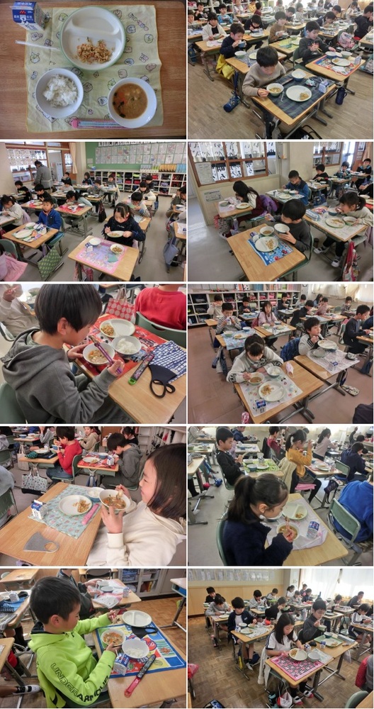 給食の様子