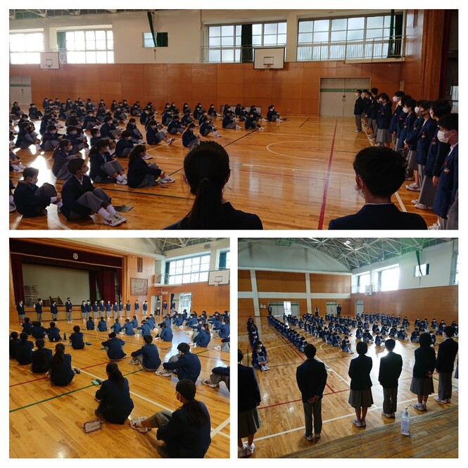 1年生学年集会