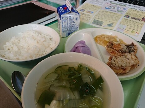 西谷地区地産地消給食の写真