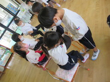 手の上