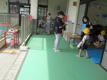 迎え