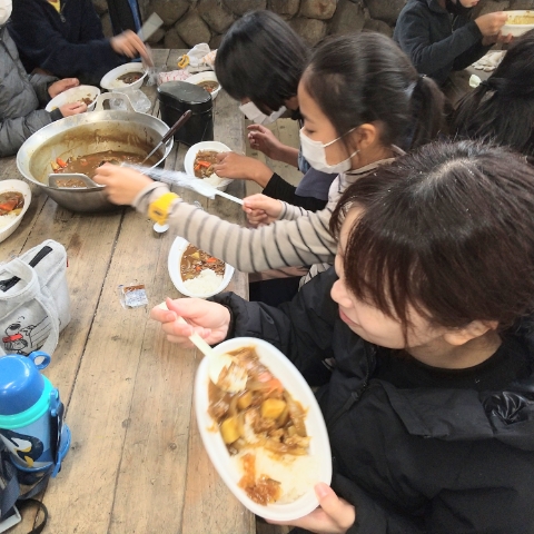 カレー出来上がりました