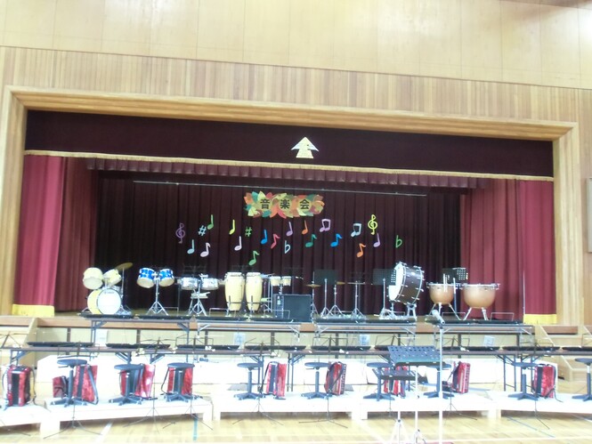 音楽会の舞台